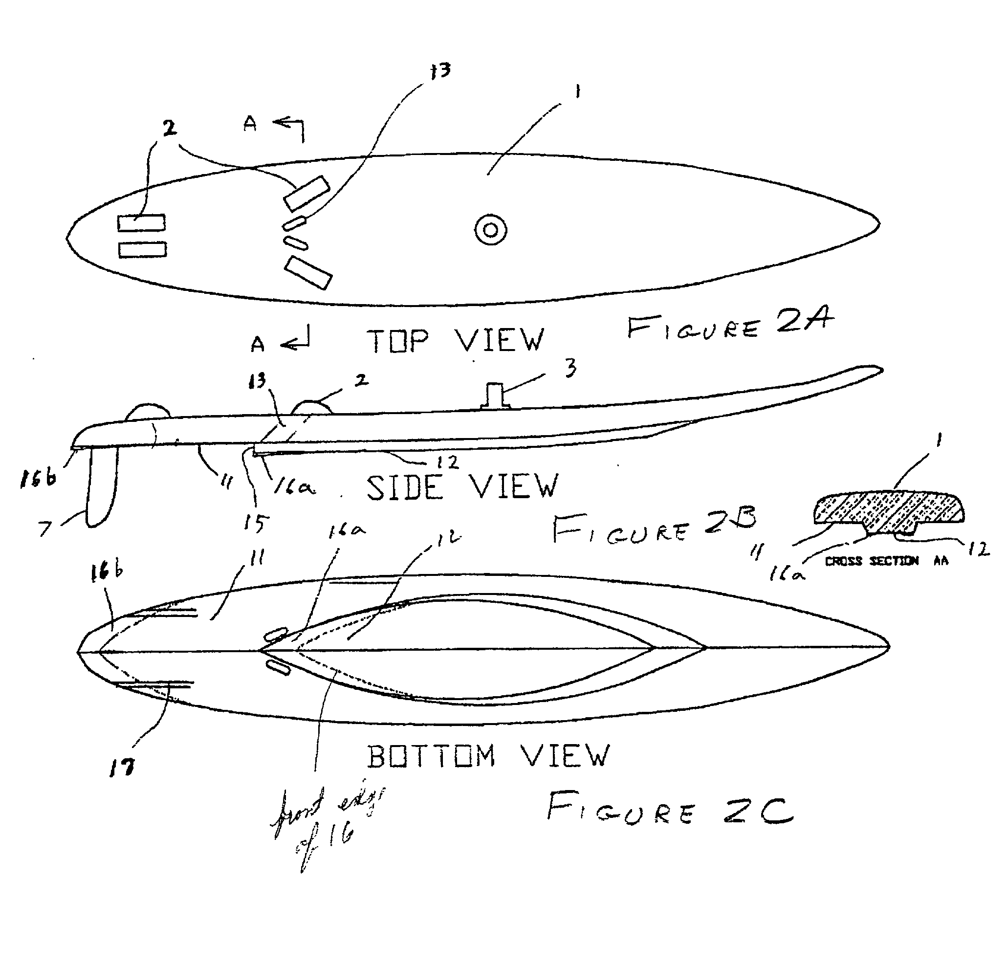 Planing sailboard