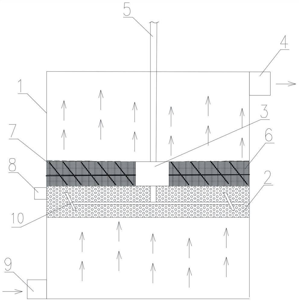 Method for fixing powdered activated carbon in fluid and purification device