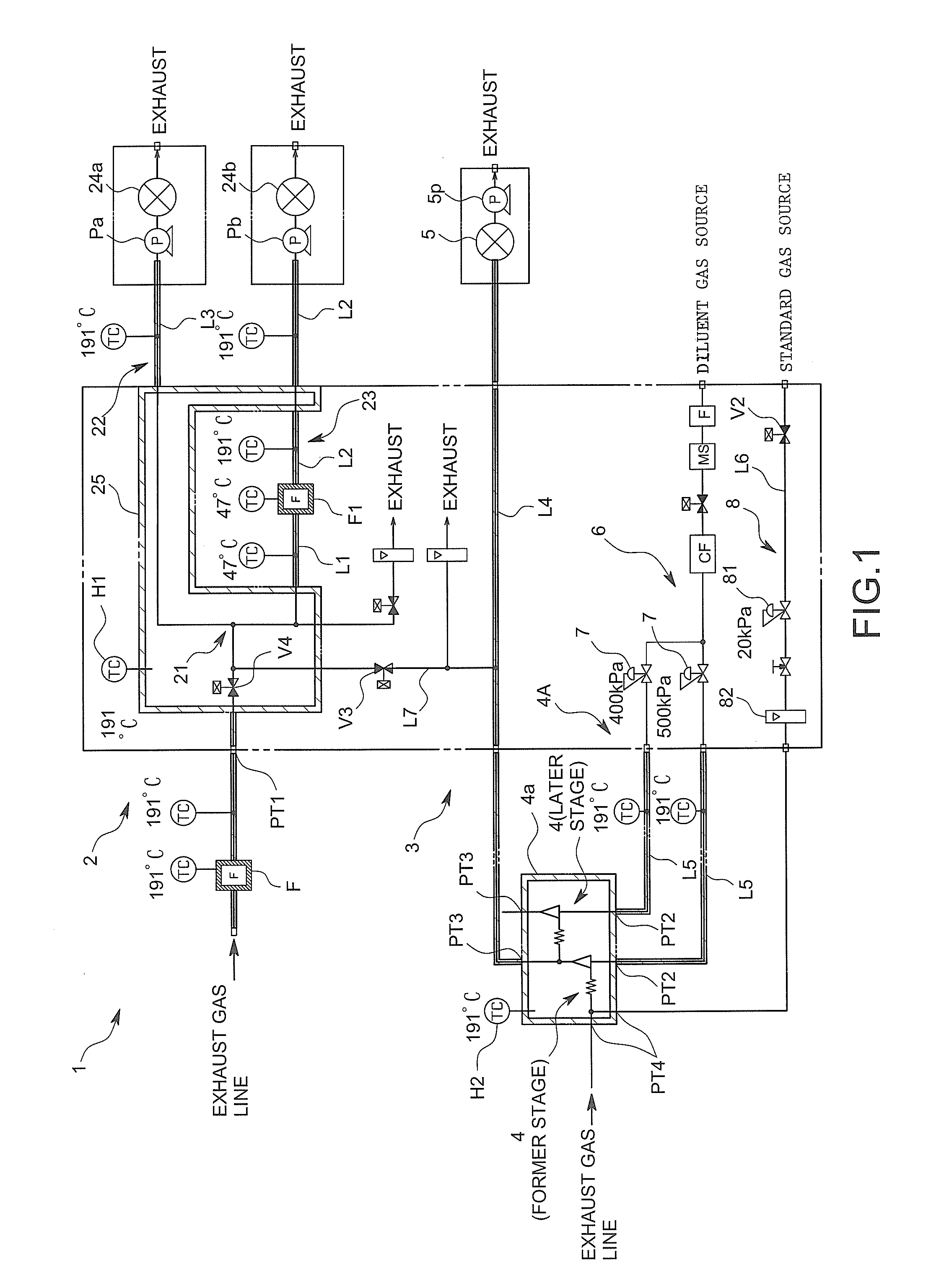 Exhaust gas analyzer