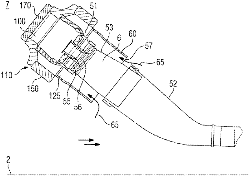 Burner system and method for damping such a burner system