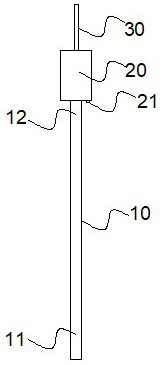 High-altitude electric heating foreign body cutter for transmission lines