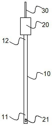 High-altitude electric heating foreign body cutter for transmission lines