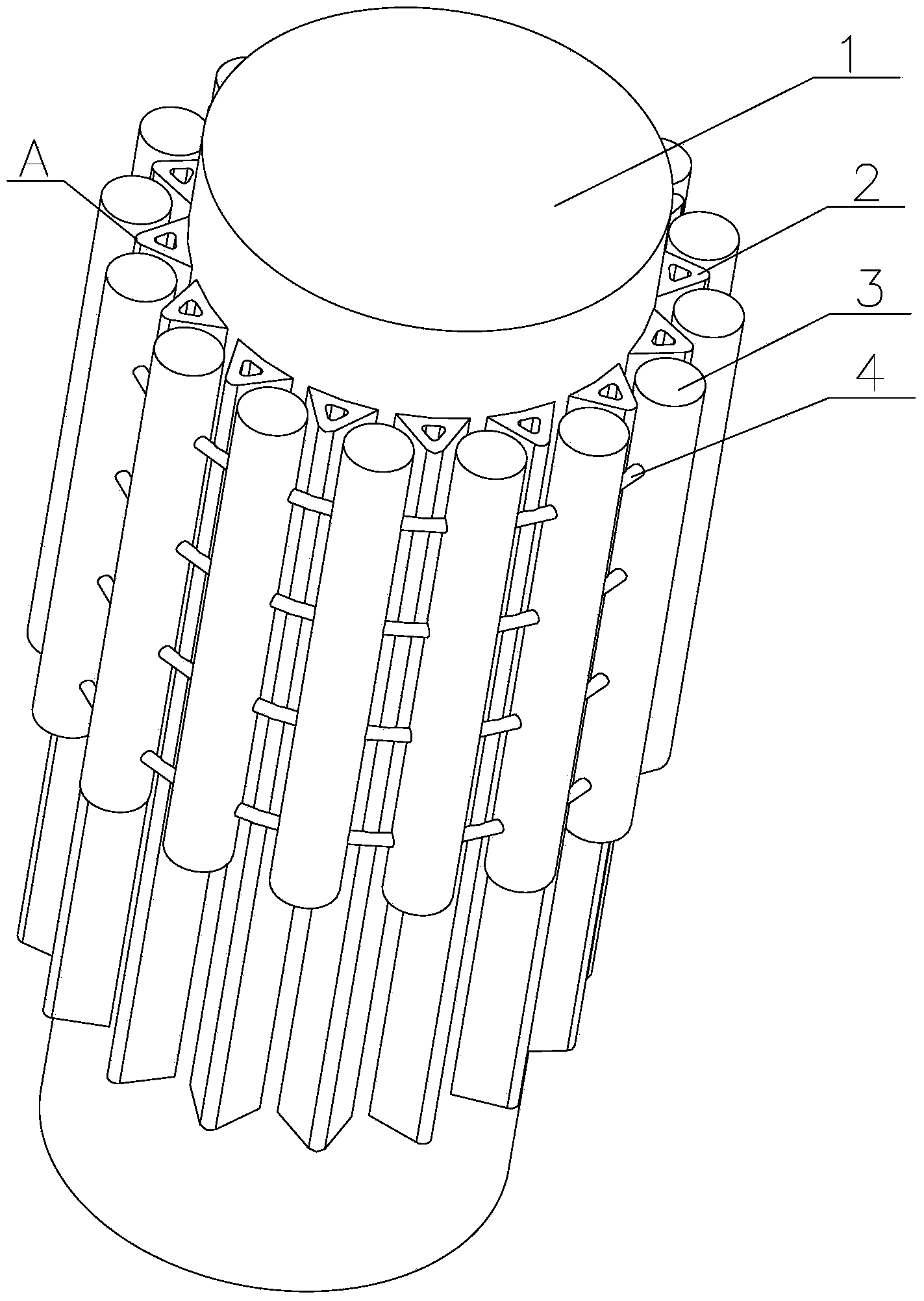 Bridge pier anti-collision protection device