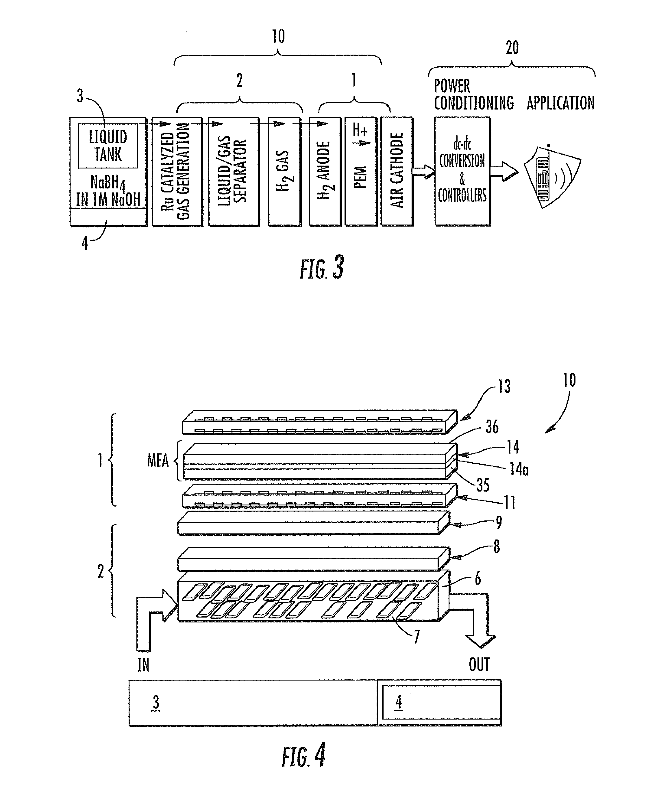 Micro fuel cell and corresponding microreactor, supplied with hydrogen, for producing electric energy