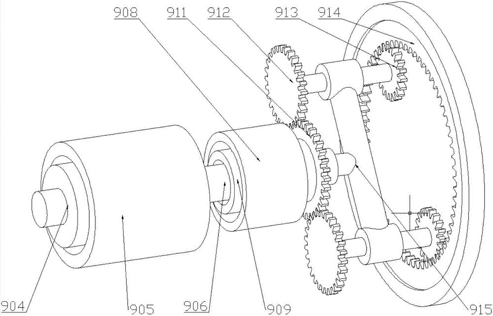 Electric power-assisted brake system with brake pedal completely separated from power-assisted mechanism