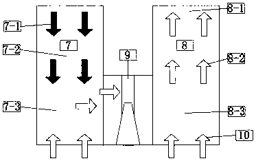 Lime kiln device adopting circulating hot air