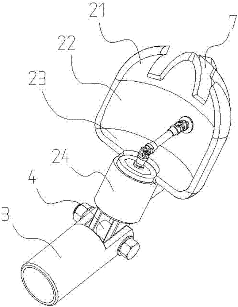 Electric fruit picker with telescopic double-blade three-dimensional knife