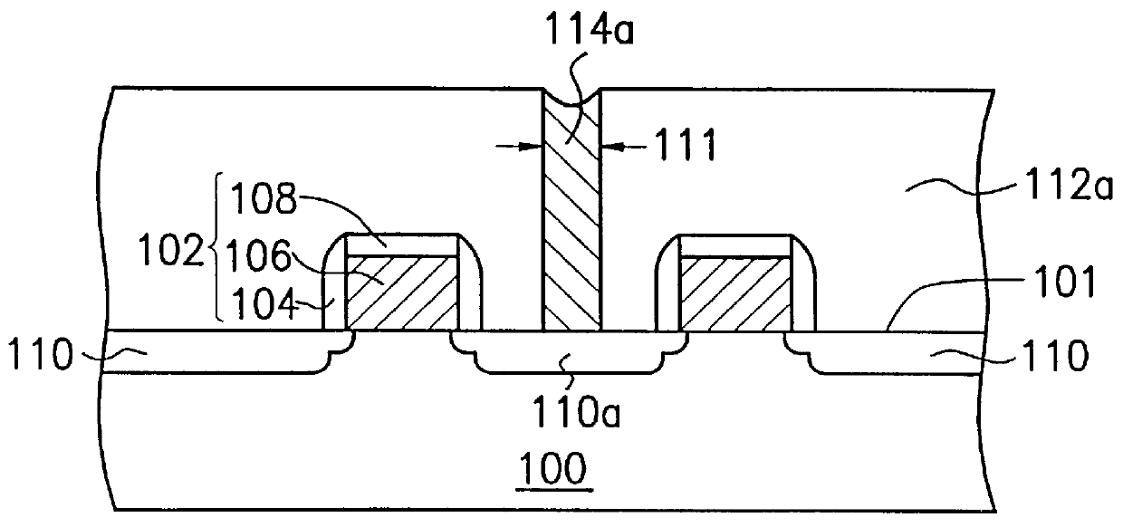 Structure of a capacitor in a semiconductor device having a self align contact window which has a slanted sidewall