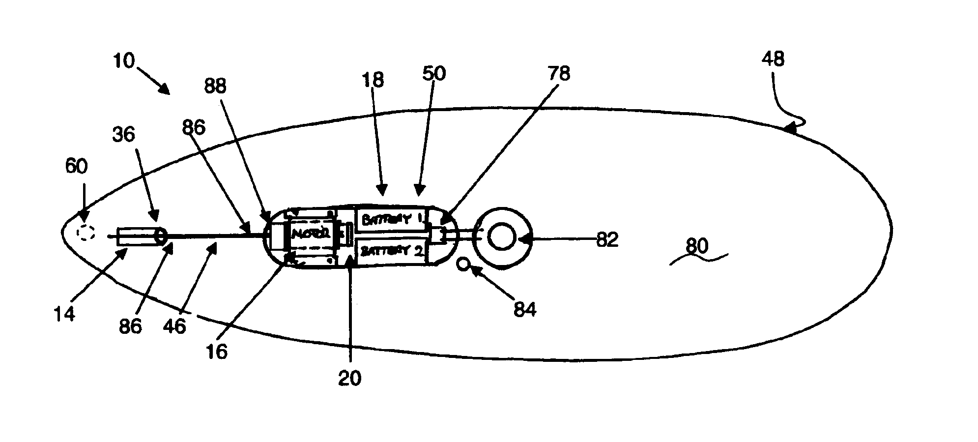 Powered water sports board