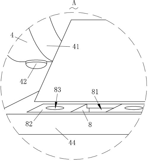 A motor with uniformly distributed ventilated protective cover structure