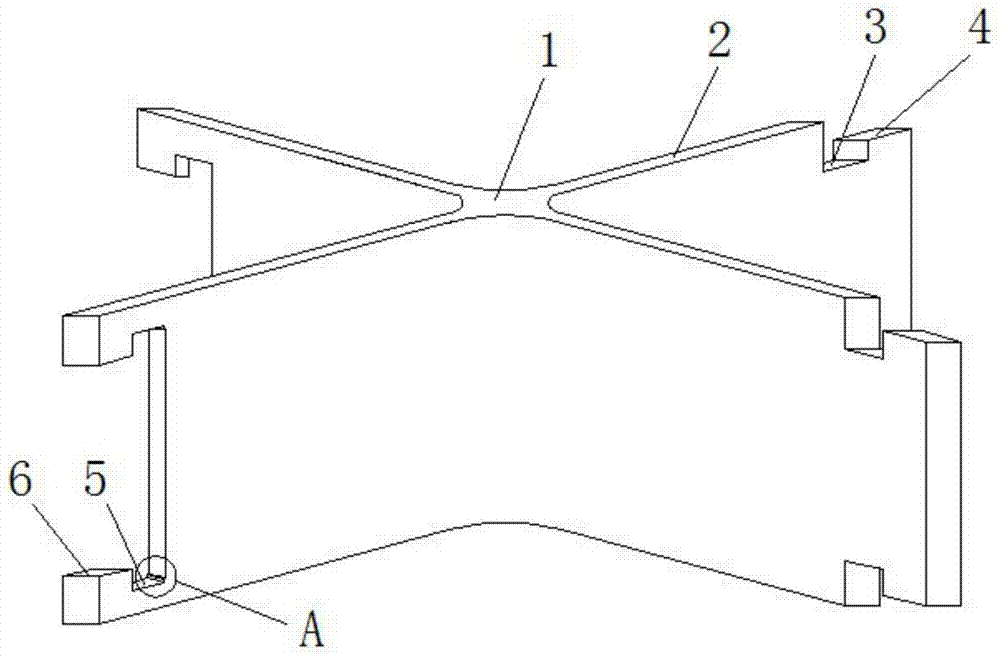 Hydropower station side slope vegetation protecting prefabricated-framework structure and construction method thereof