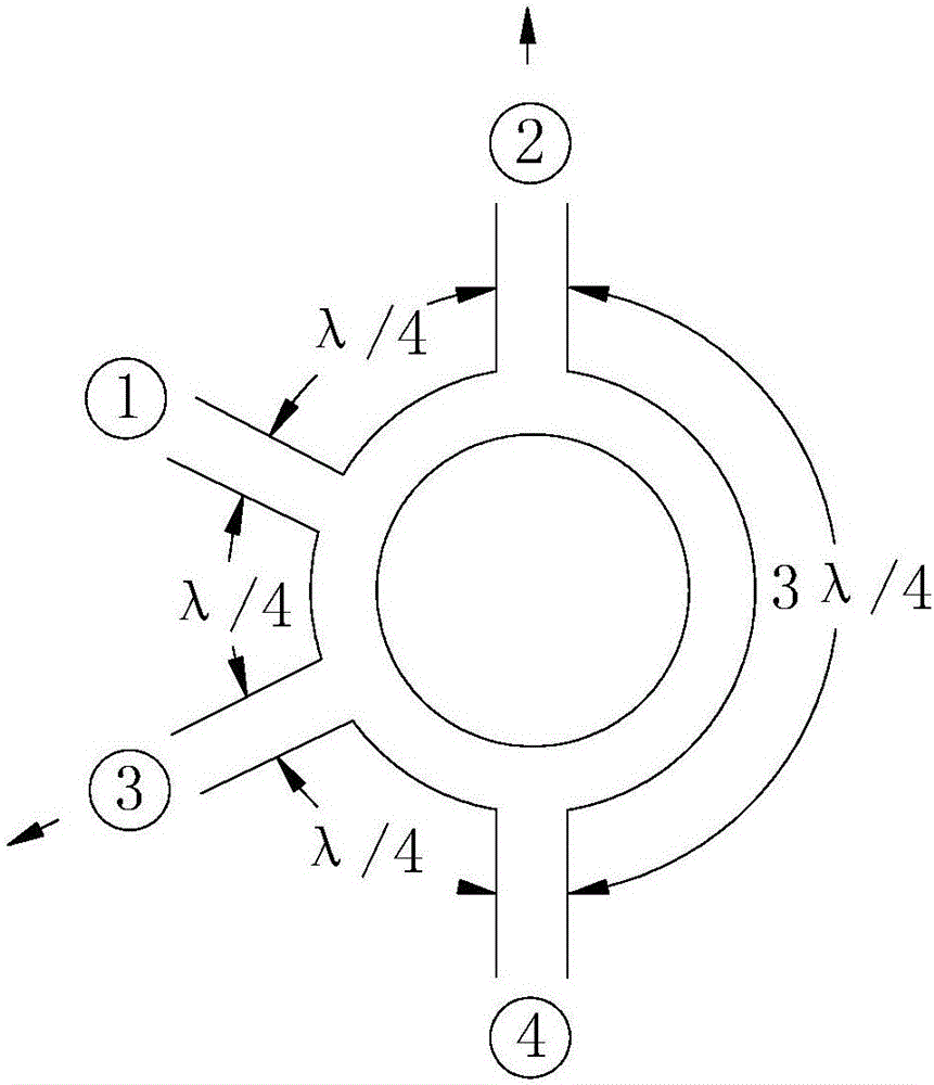 Differential pair interface based on circulator