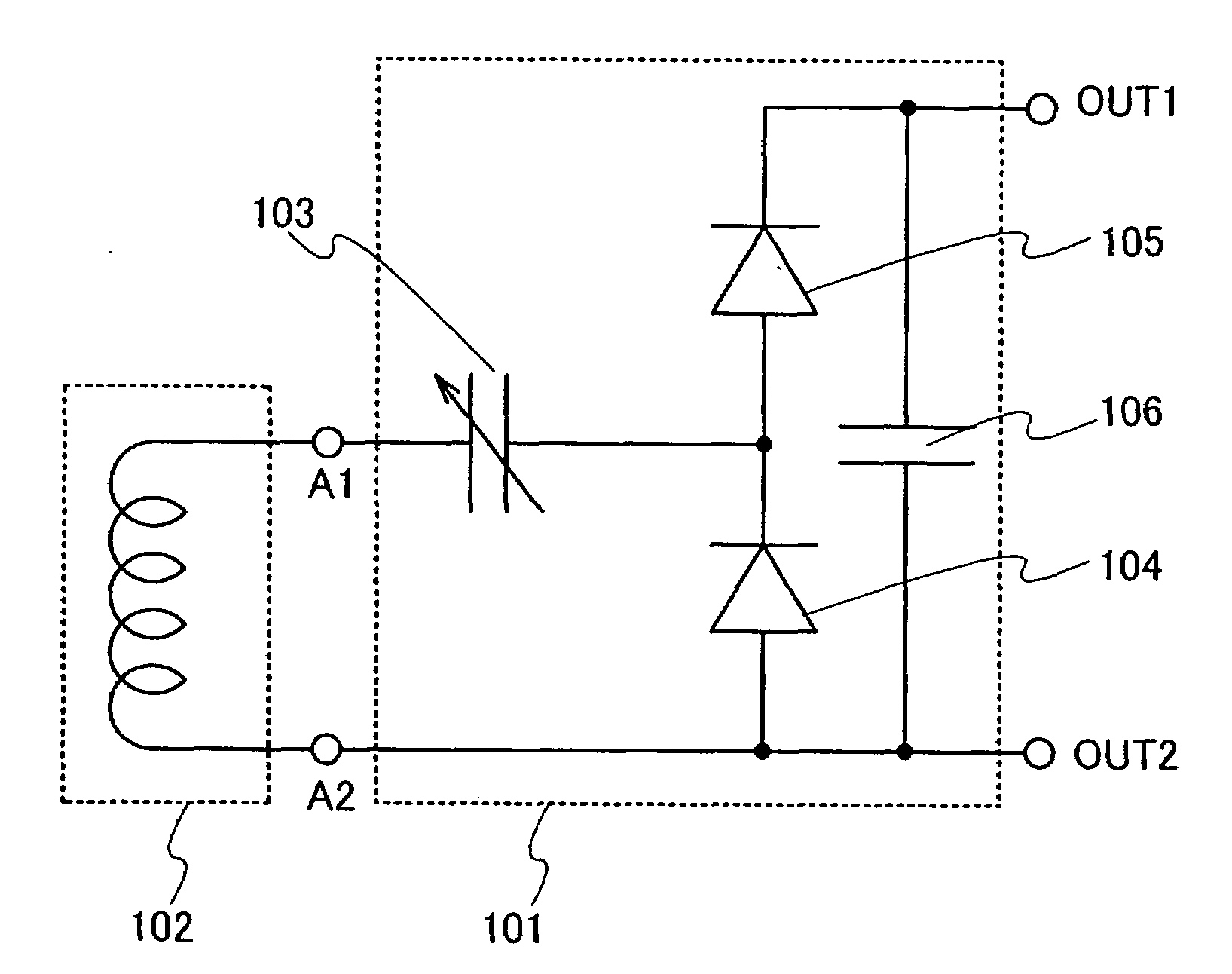 Rectifier circuit, semiconductor device using the rectifier circuit, and driving method thereof