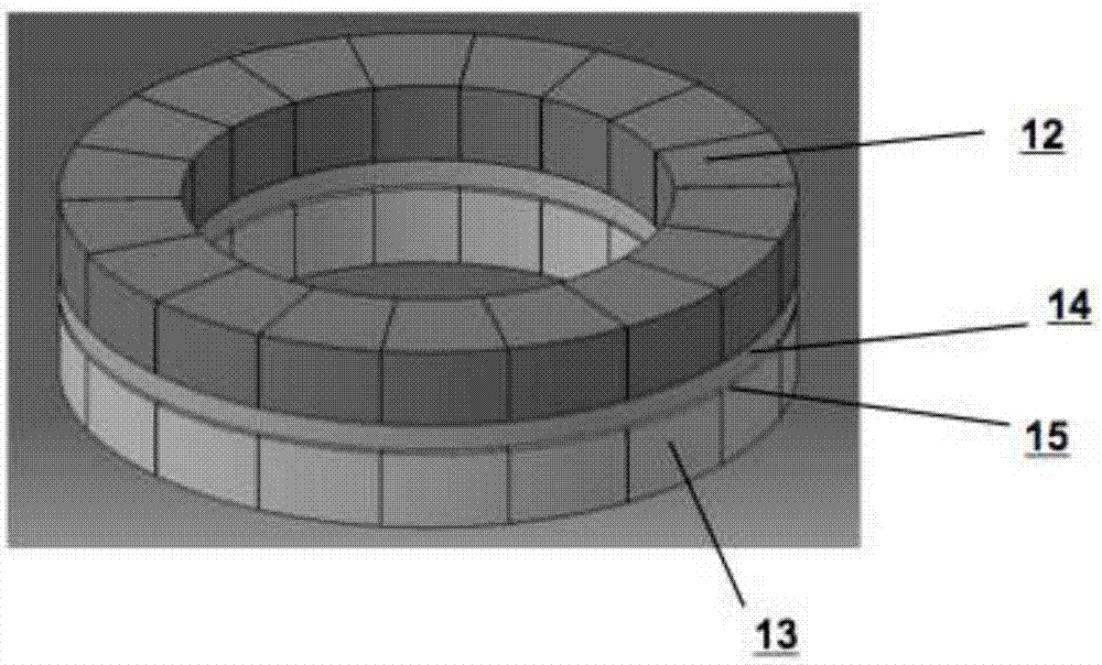 Damping positioning spring based on halbach permanent magnet arrays