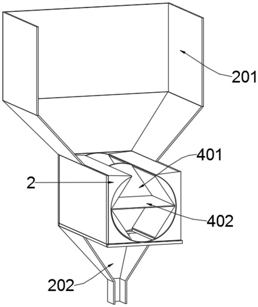 Chemical fertilizer packaging auxiliary device for new generation of agricultural information technology