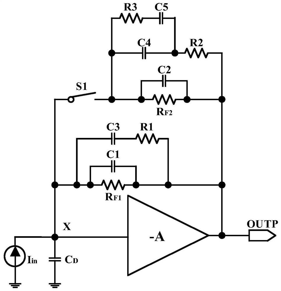 Multi-transimpedance constant-bandwidth ultralow-noise TIA