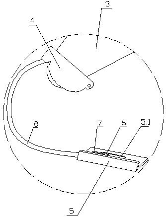 Anti-dazzling intelligent alarm type helmet