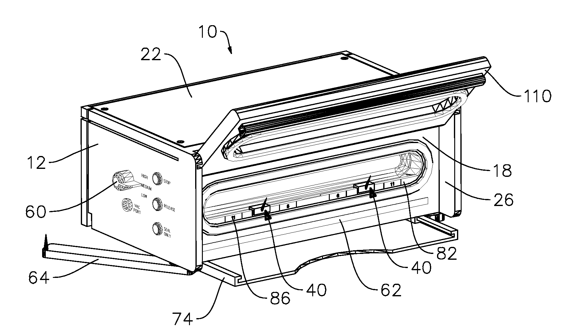 Suspended Vacuum Sealer Appliance