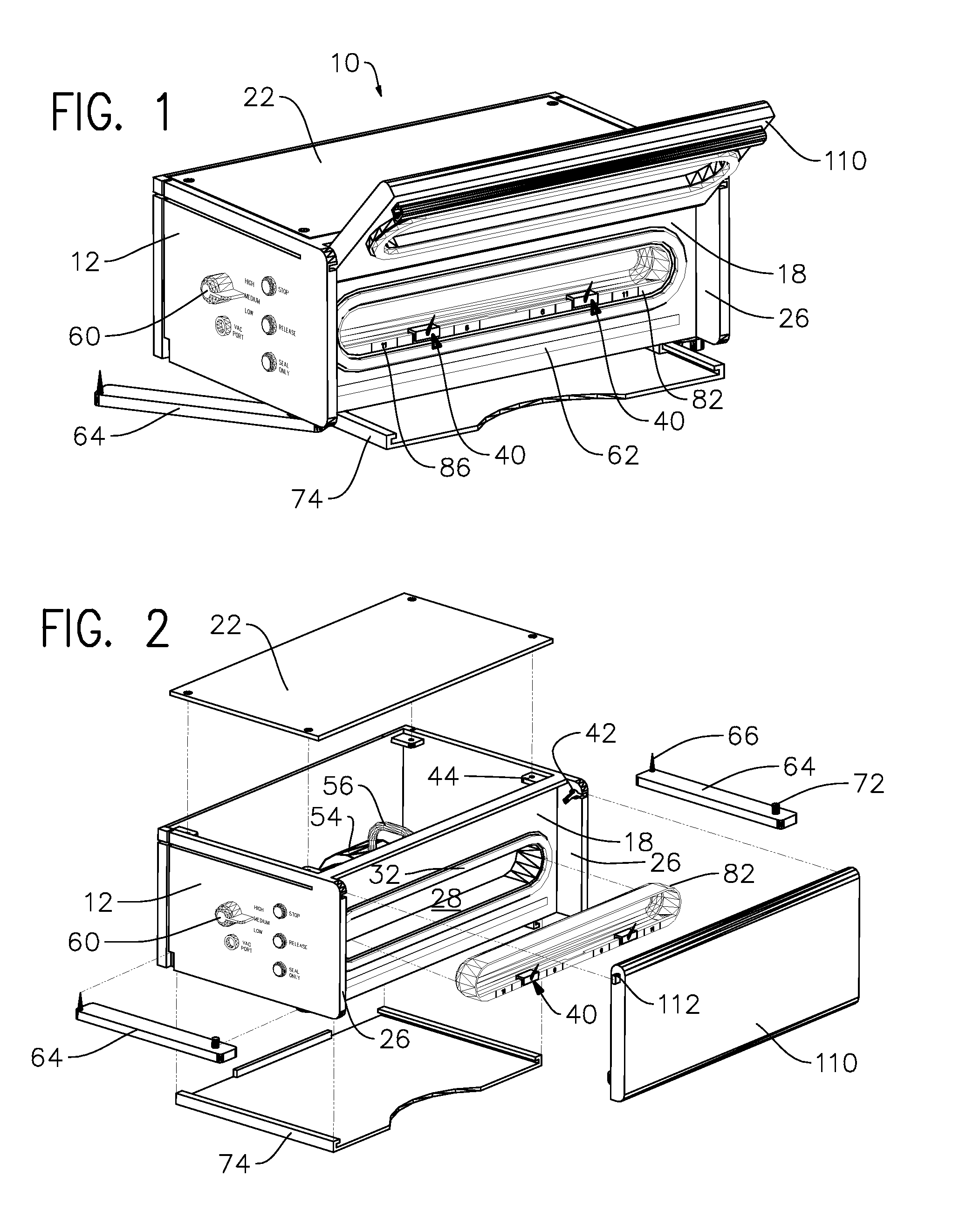 Suspended Vacuum Sealer Appliance