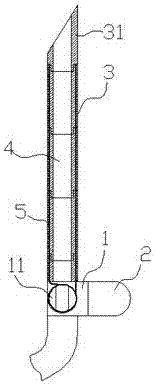 Telescopic deformation needle