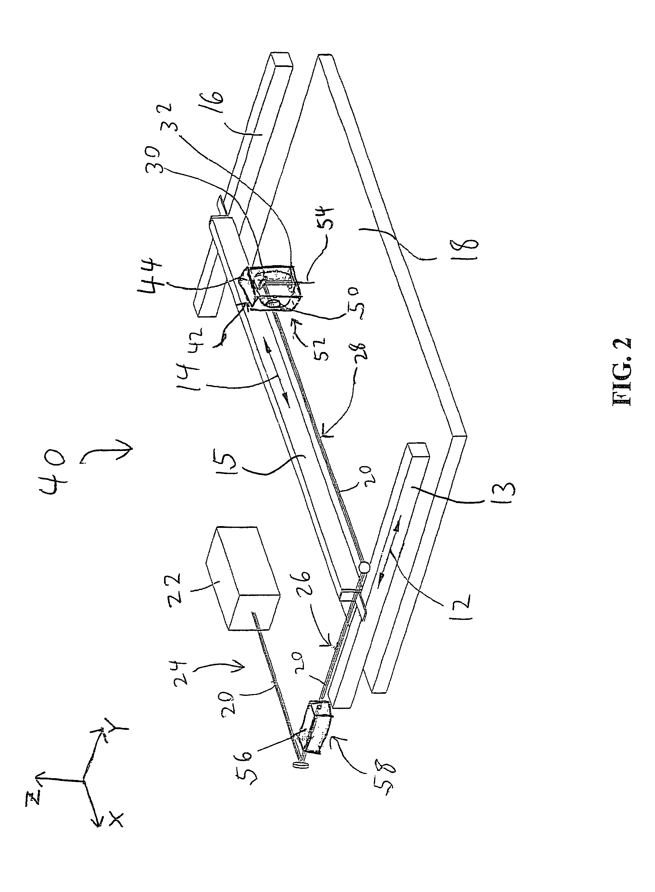 High resolution laser beam delivery apparatus