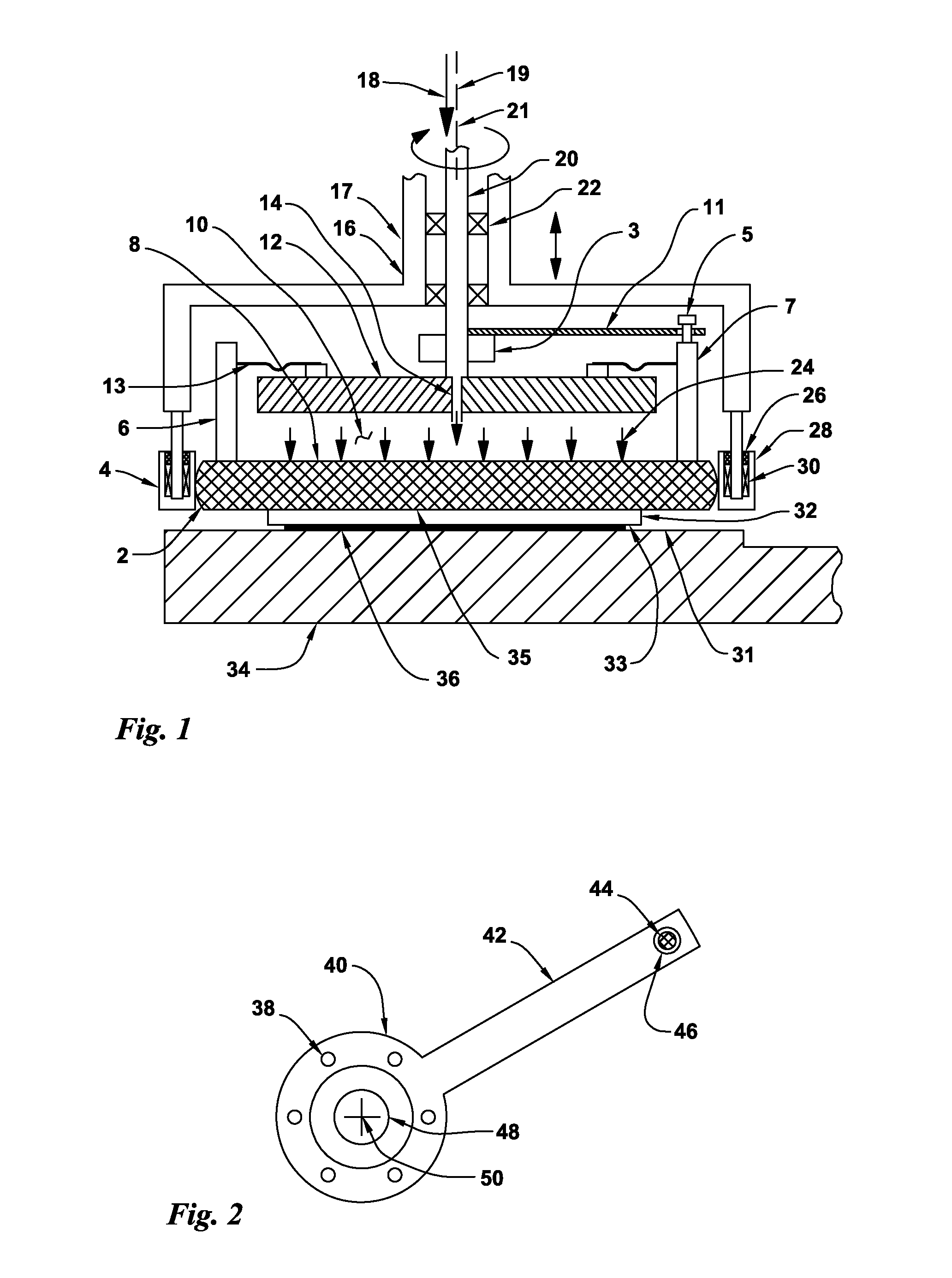 Flexible diaphragm combination floating and rigid abrading workholder