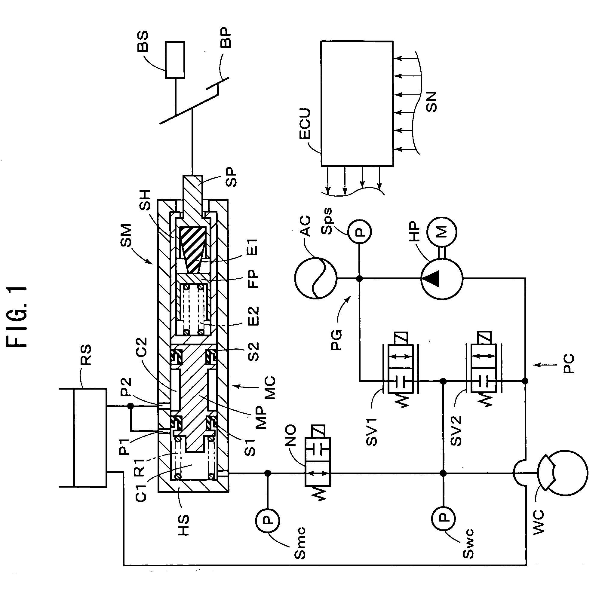 Braking stroke simulator