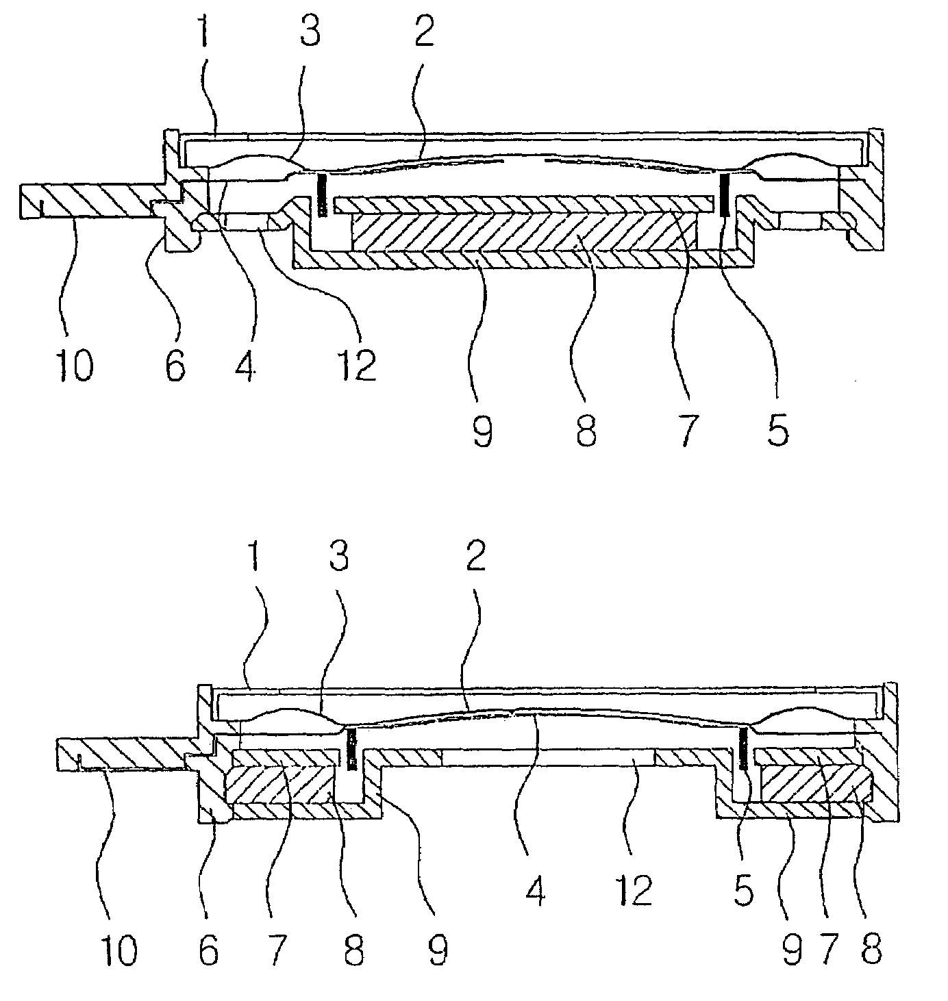 Dynamic micro speaker with dual suspension