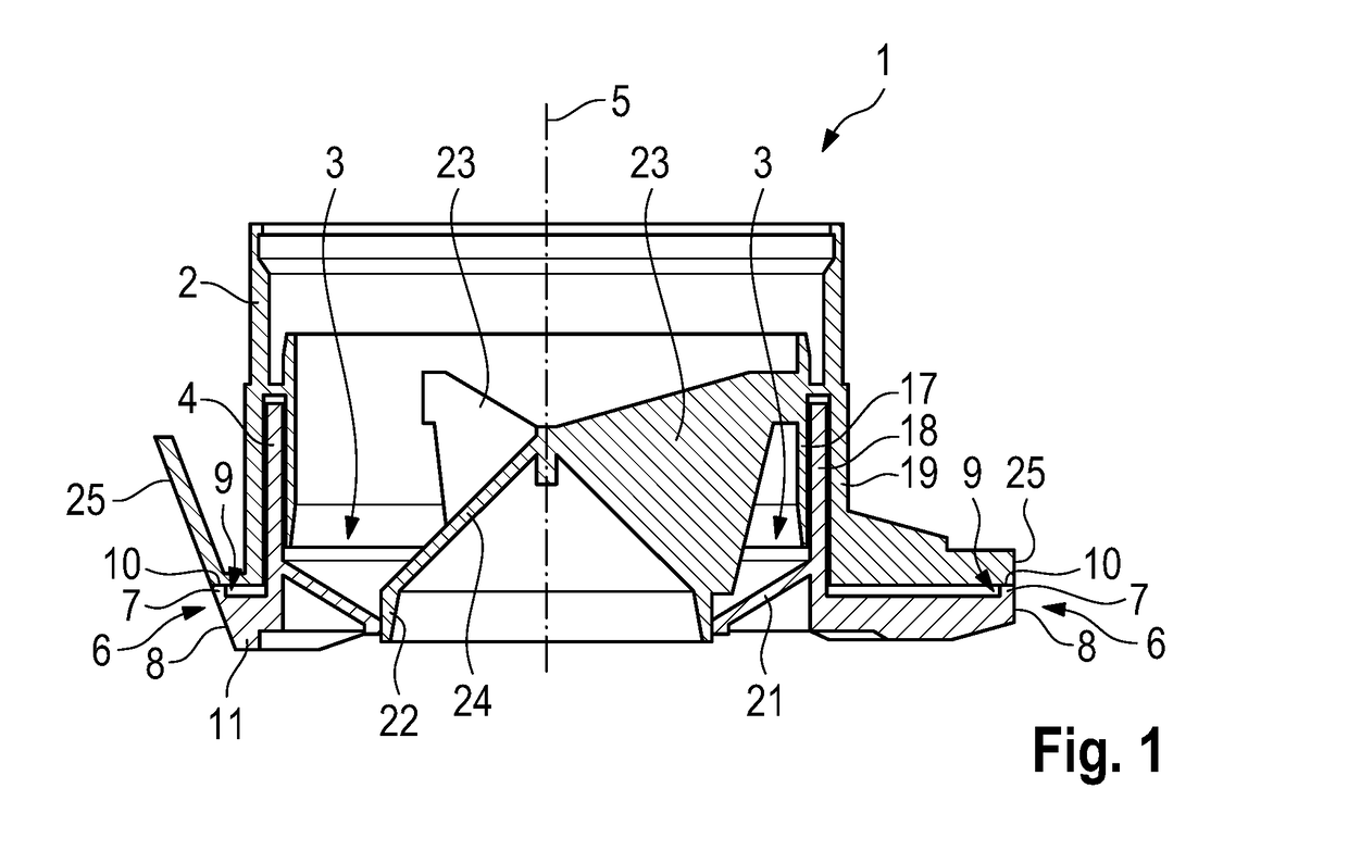 Refill adapter for coupling a toner bottle to a toner reservoir in a printing system and associated method