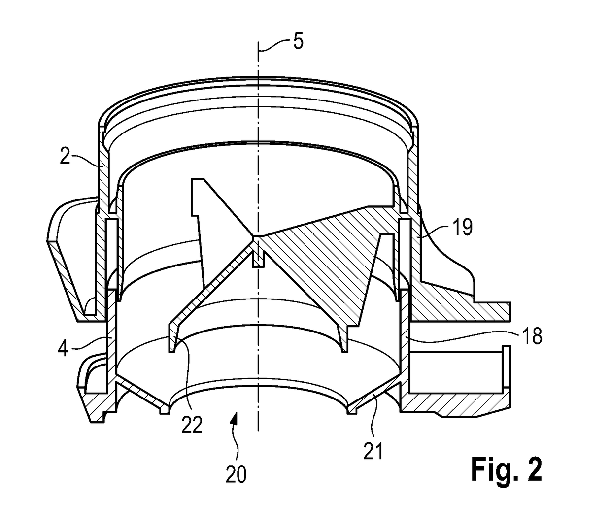 Refill adapter for coupling a toner bottle to a toner reservoir in a printing system and associated method