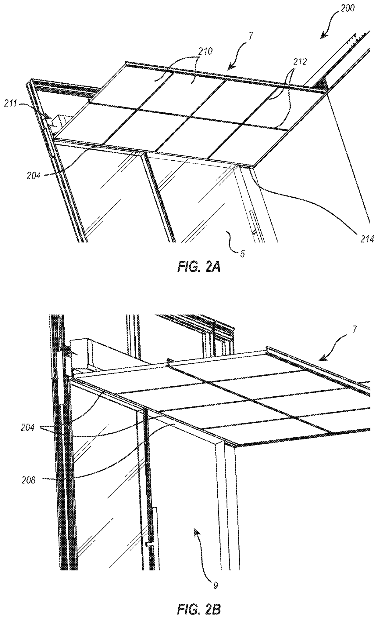 Door track and ceiling suspension systems and methods