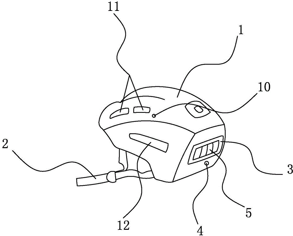 Police helmet with intelligent temperature sensing and adjusting functions