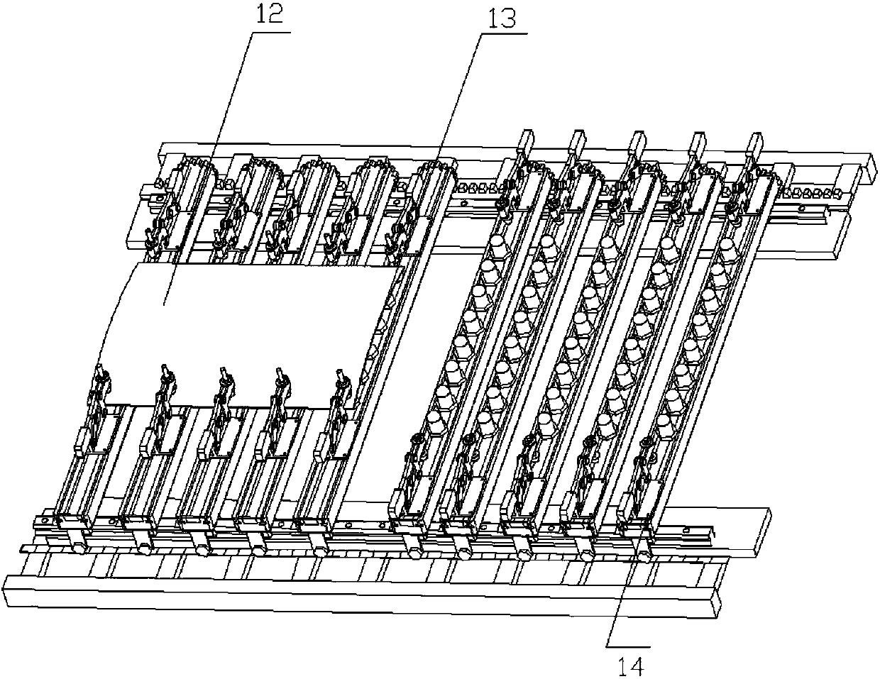 Multi-point active loaded aircraft panel prestressing shot blasting tooling and method