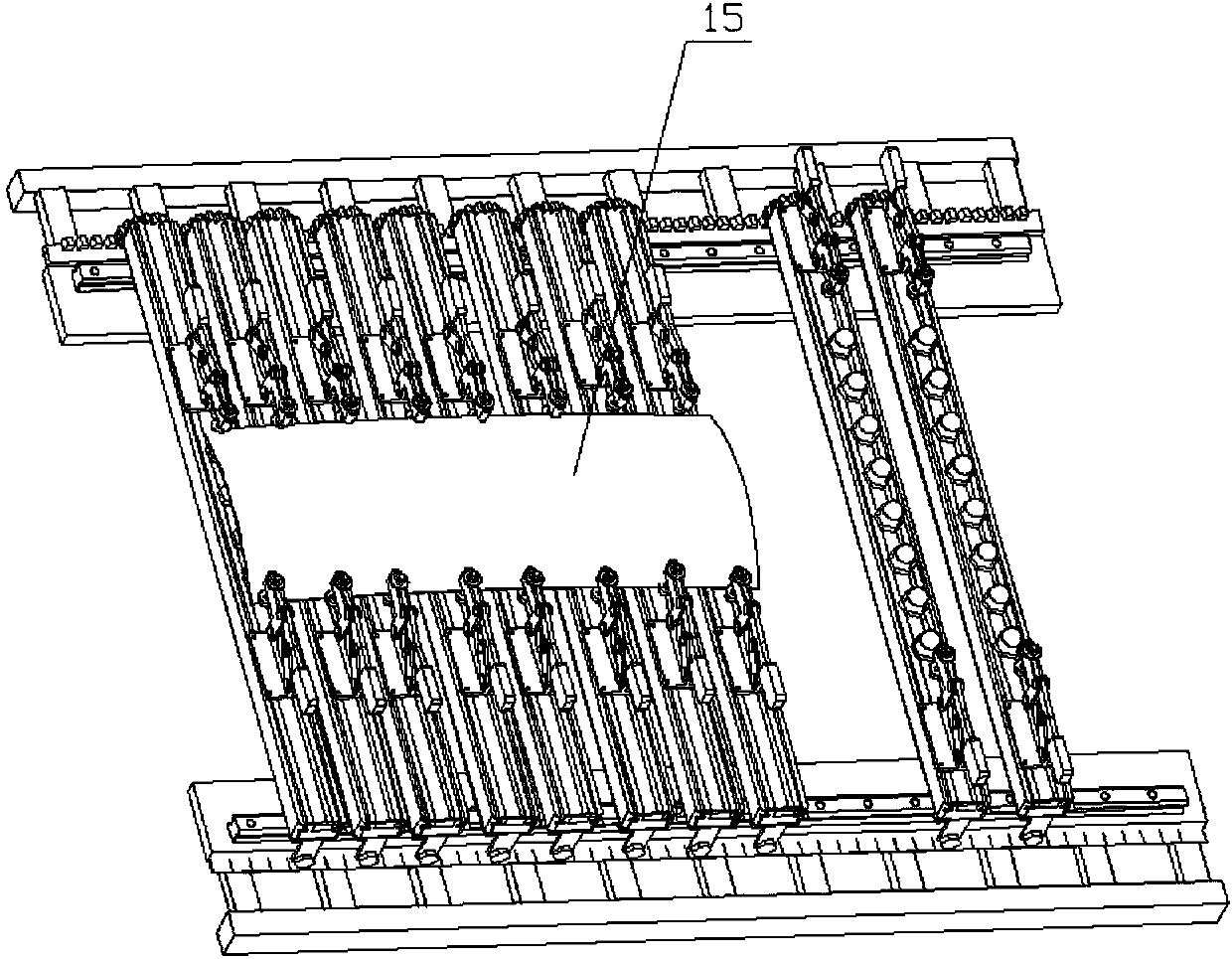 Multi-point active loaded aircraft panel prestressing shot blasting tooling and method