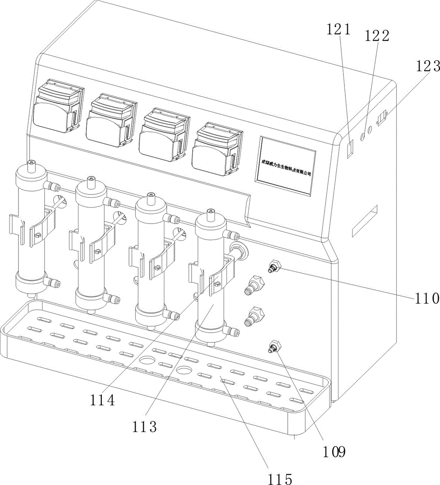 Pretreatment equipment for dialyzers