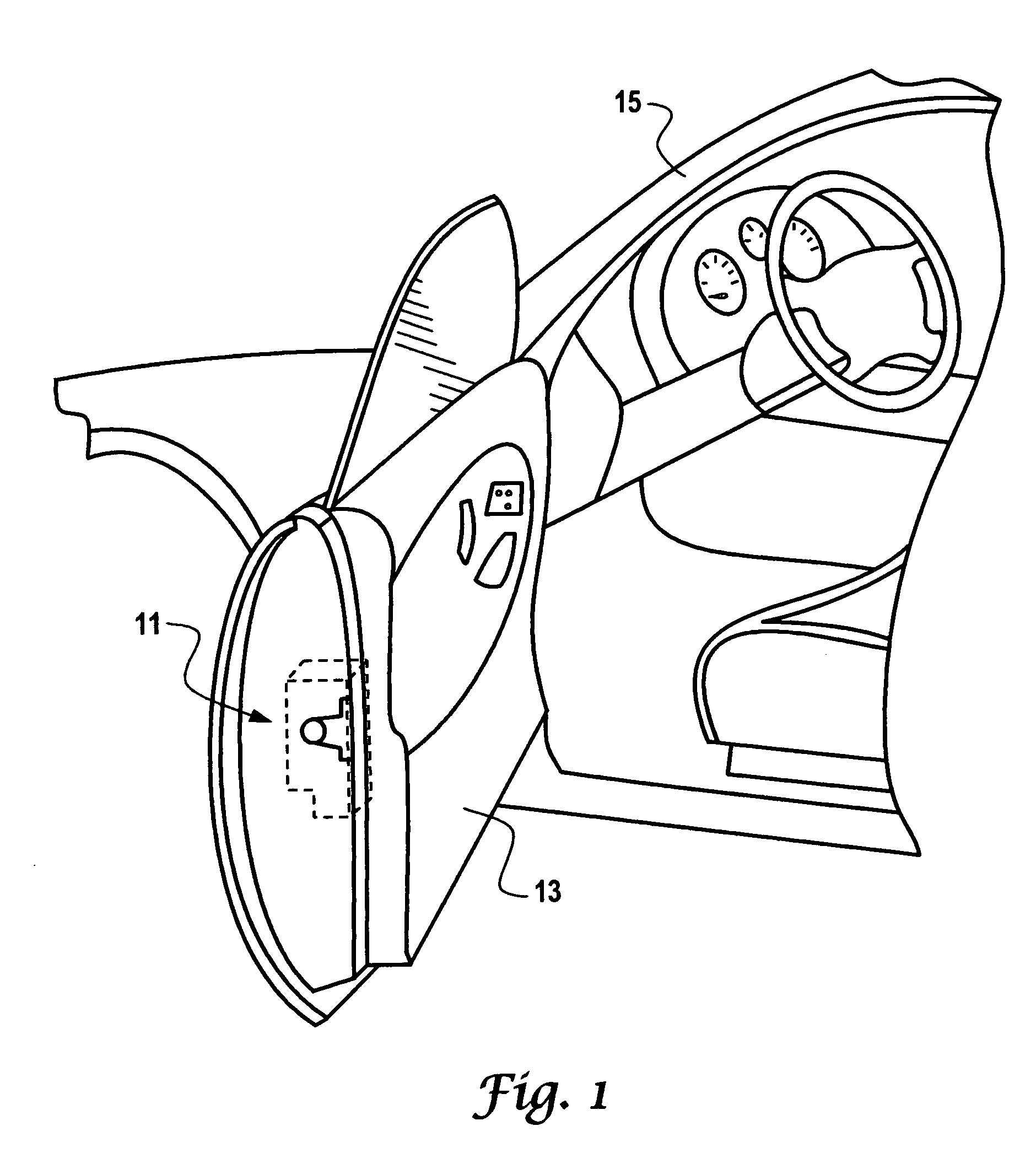 Latch control by gear position sensing