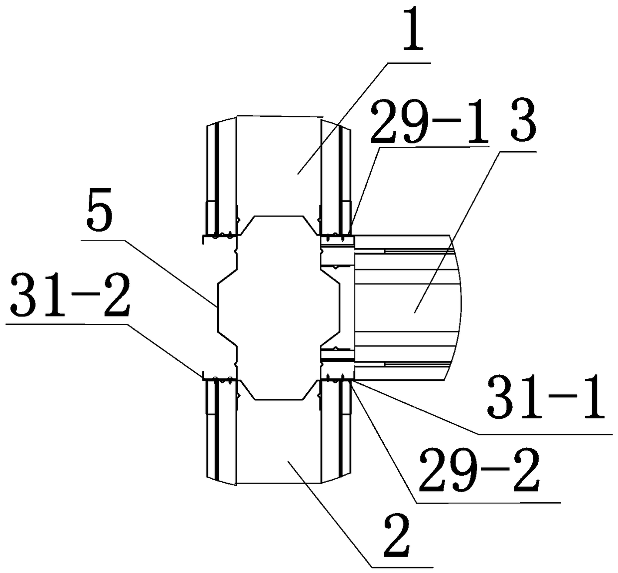 Construction method for connecting floor slabs and wall surface joints of low-layer light steel structure building