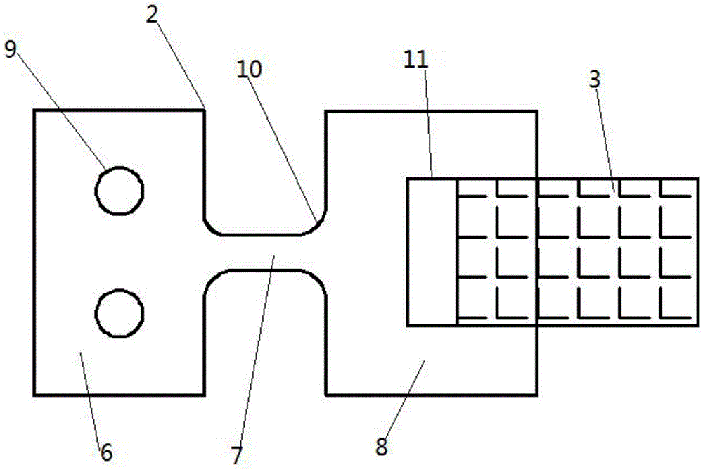 Method and device for improving ductility of FRP (fiber reinforced plastic) strengthened structure and increasing FRP utilization rate