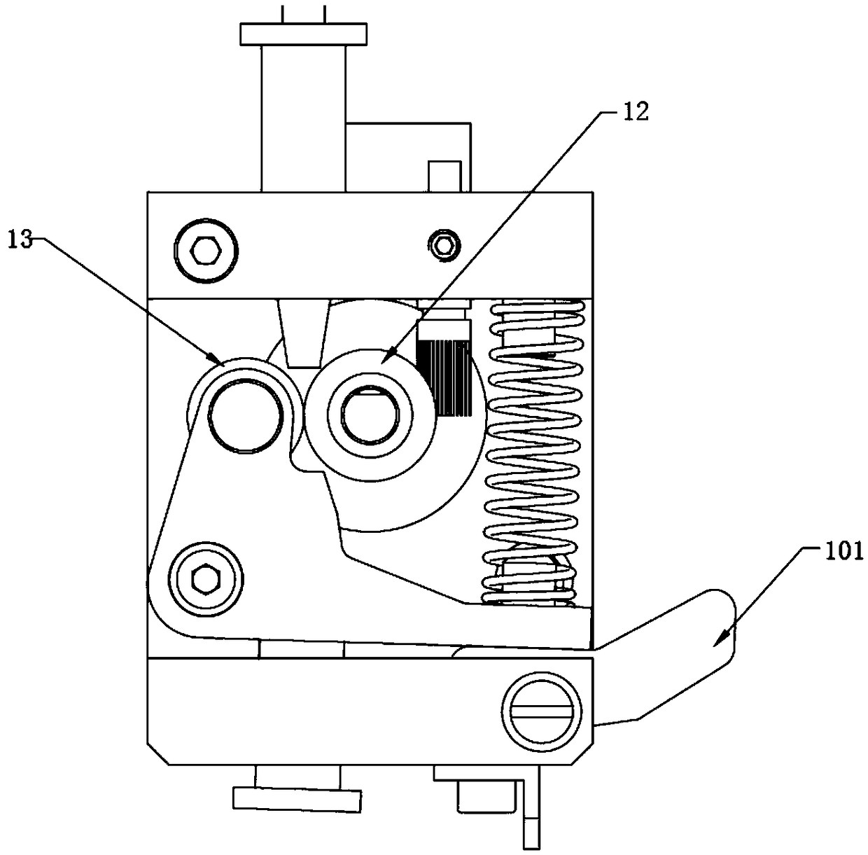 3D printer feeding mechanism