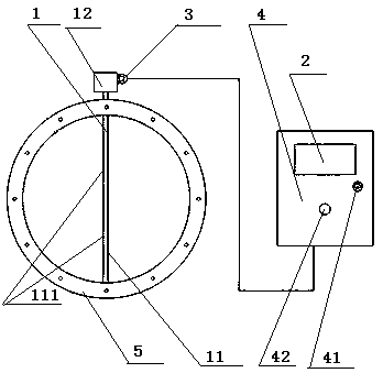 Air volume measuring device