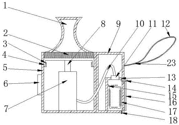 Electronic cigarette with good atomizing effect