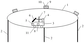 Carbon emission intensity monitoring sensor installation device