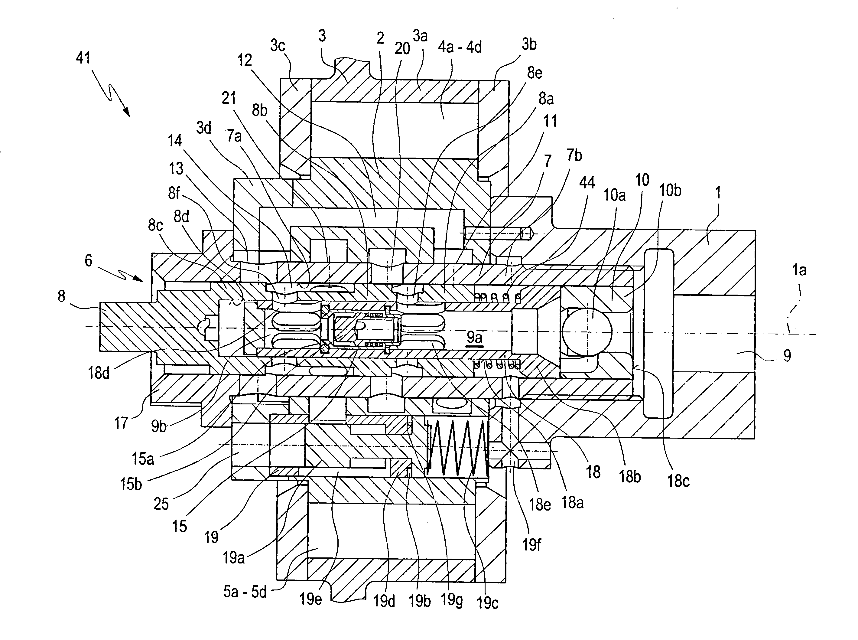 Camshaft adjustment device