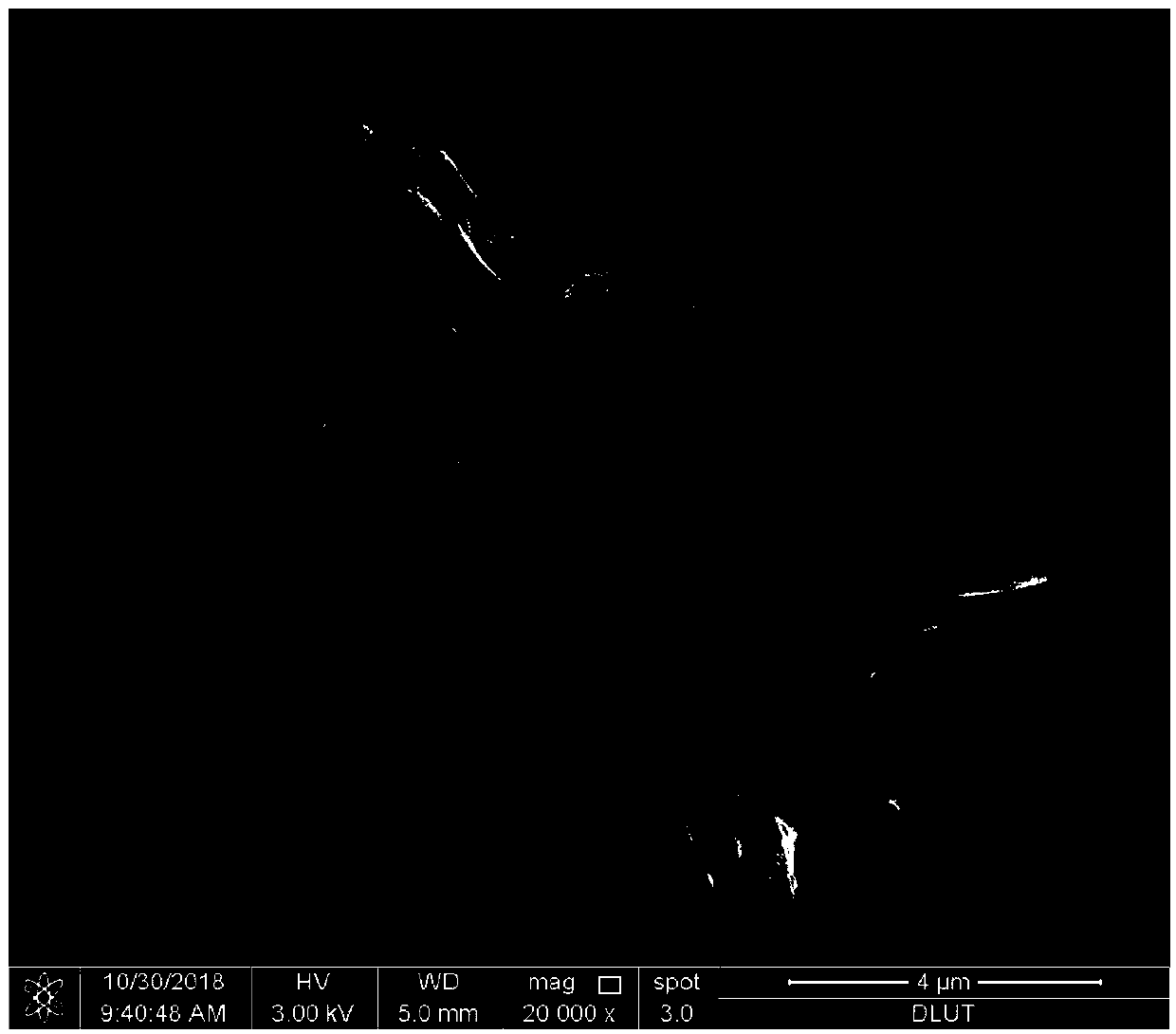 Nitrogen dioxide gas sensor based on flower-shaped SnSe2/SnO2 heterojunction, and preparation technology and application of nitrogen dioxide gas sensor