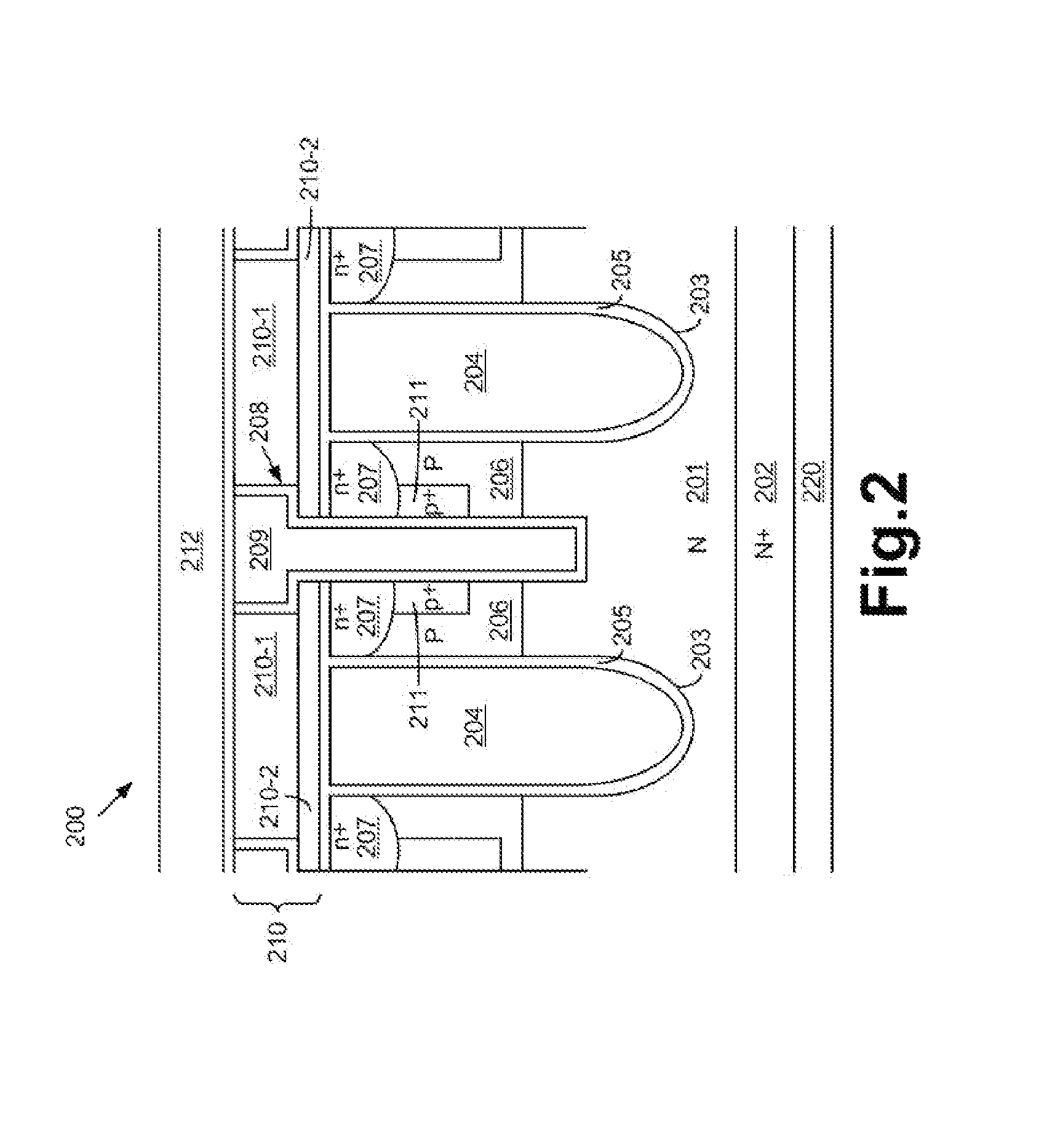 Trench metal oxide semiconductor field effect transistor with embedded schottky rectifier using reduced masks process