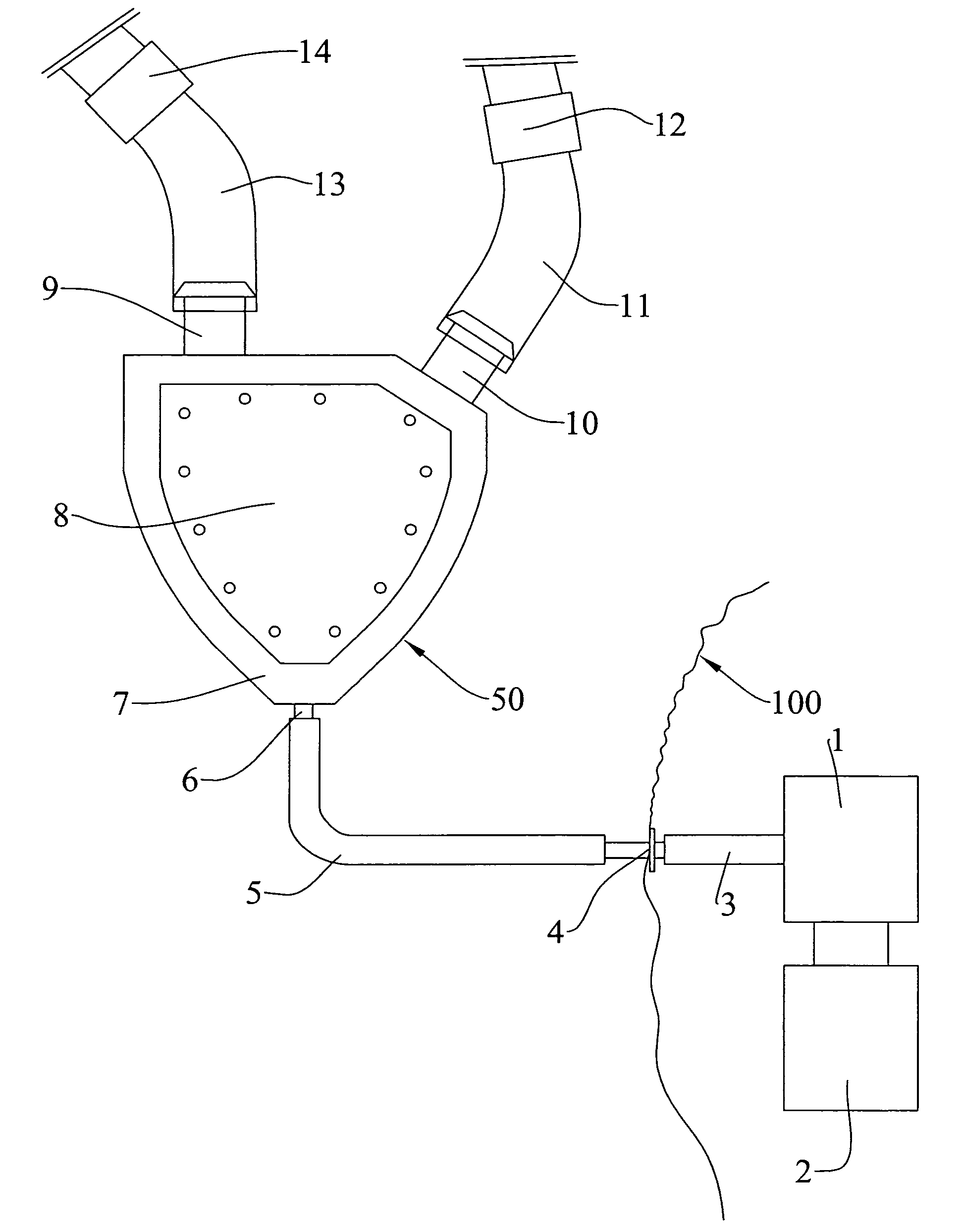 Device for cardiocirculatory assistance