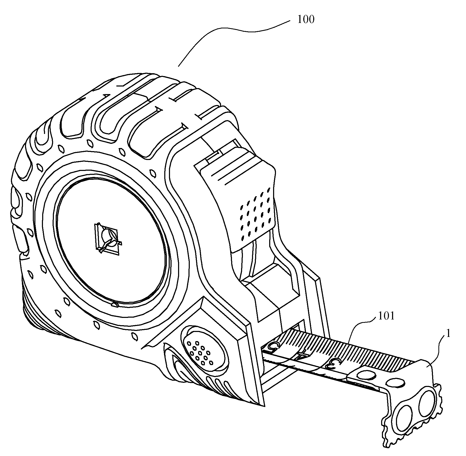 Magnetic End Hook for Tape Measure, Manufacture Method and Application Thereof