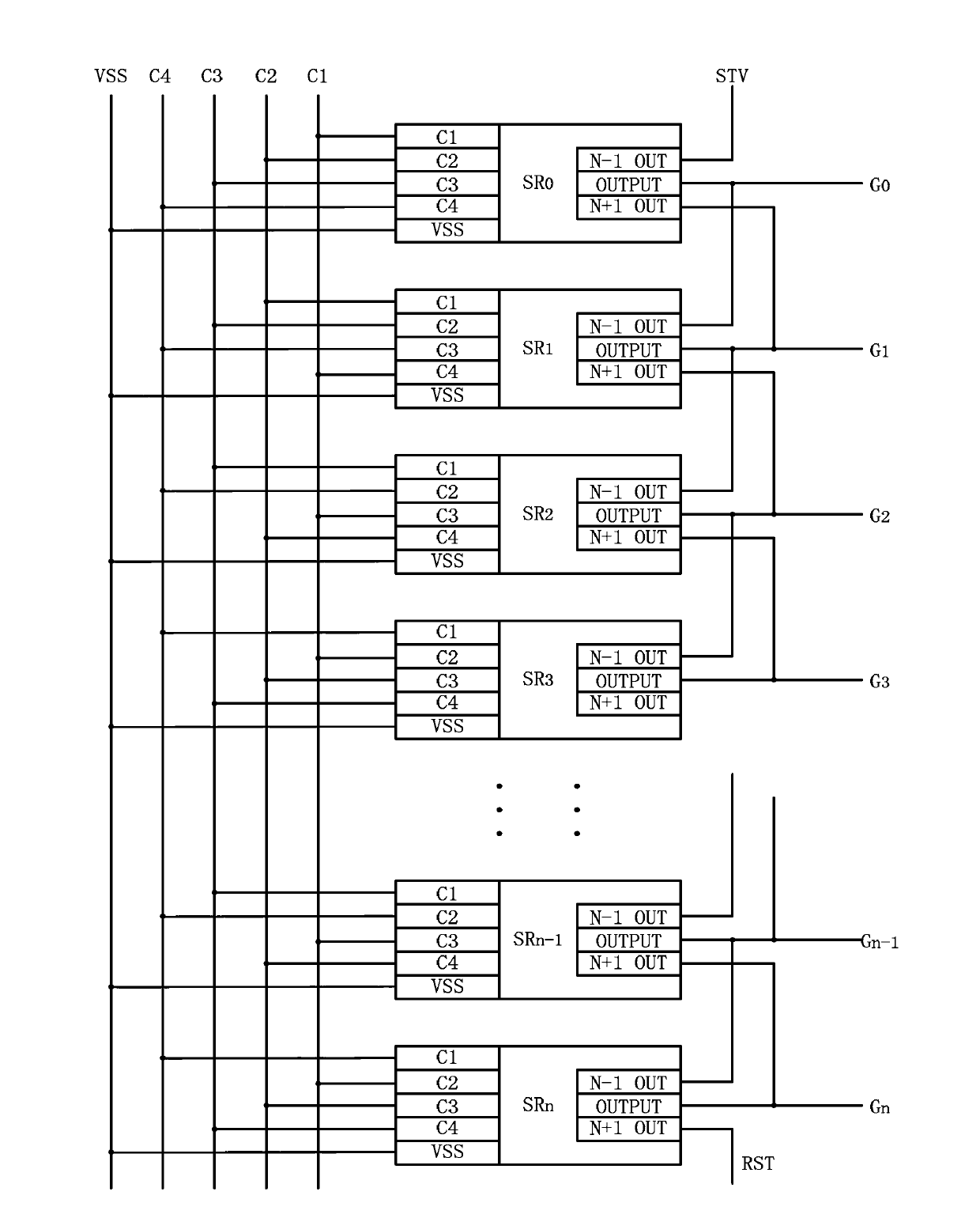 Shifting register unit, grid electrode driving circuit and display device