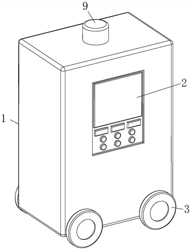 Energy-saving cleaning equipment for urinary surgery patient nursing