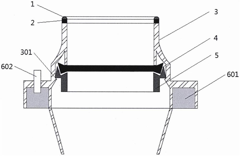 Device for placing laparoscope trocar into one-way air valve